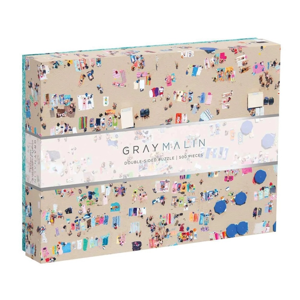 Gray malin double sided beach puzzle - 500 pcs